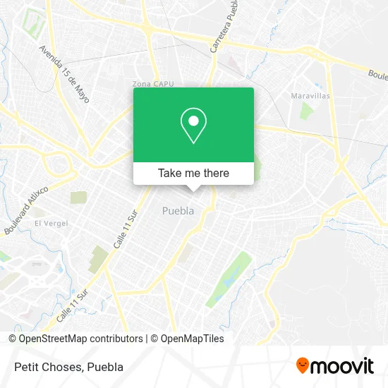 Petit Choses map