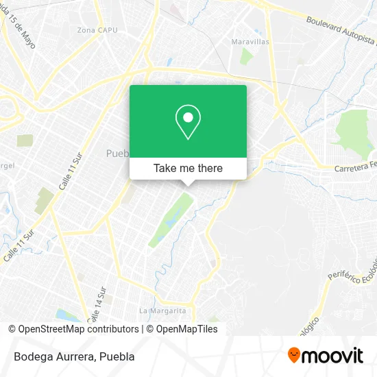 Bodega Aurrera map