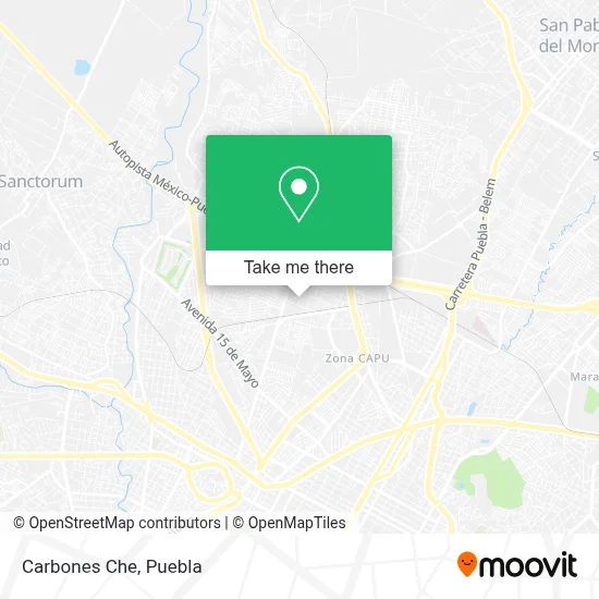 Carbones Che map