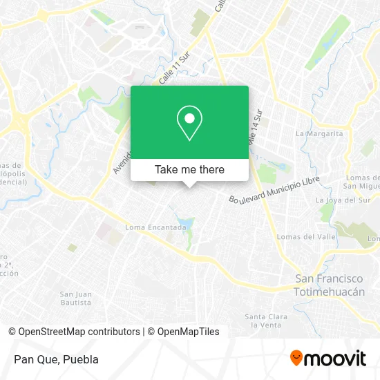 Pan Que map