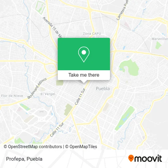 Profepa map
