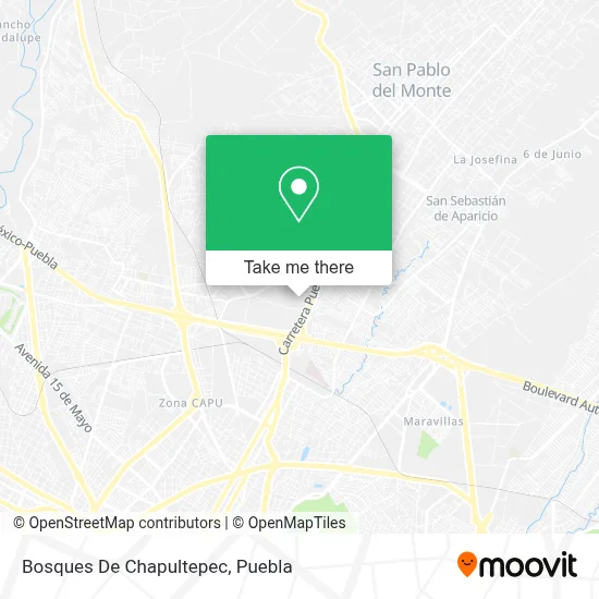 Bosques De Chapultepec map