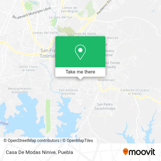 Casa De Modas Ninive map