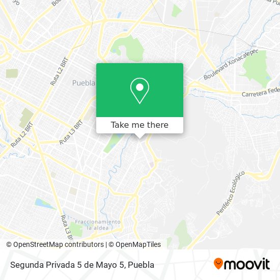 Mapa de Segunda Privada 5 de Mayo 5