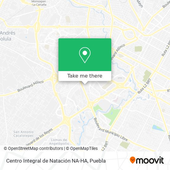 Centro Integral de Natación NA-HA map
