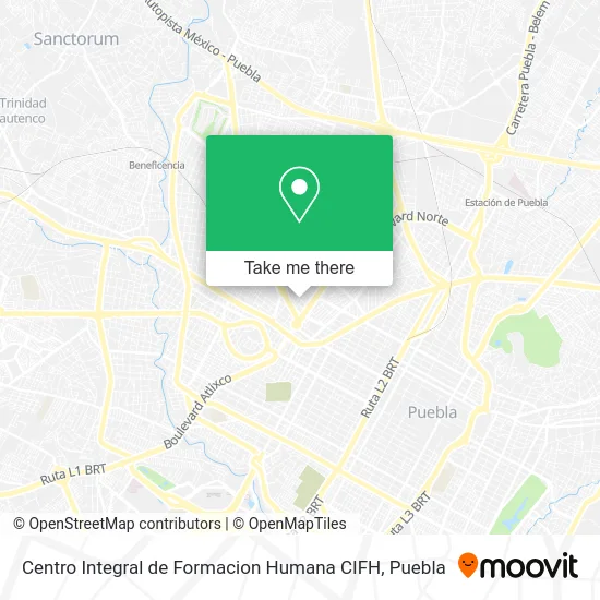 Centro Integral de Formacion Humana CIFH map