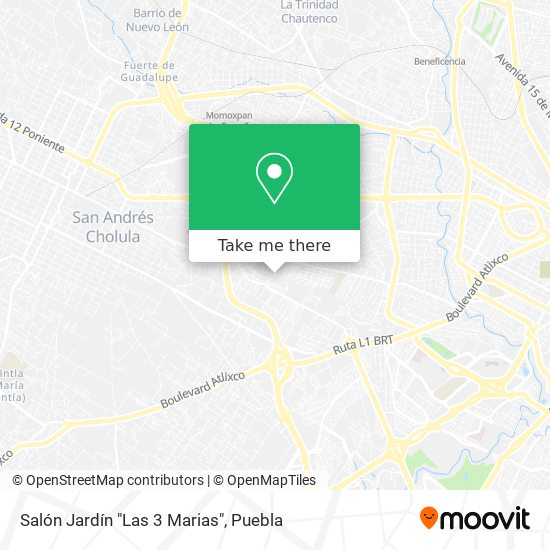 Salón Jardín "Las 3 Marias" map