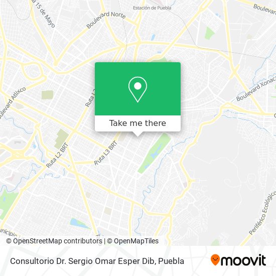 Consultorio Dr. Sergio Omar Esper Dib map