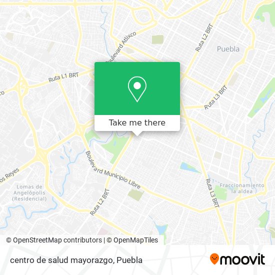 centro de salud mayorazgo map