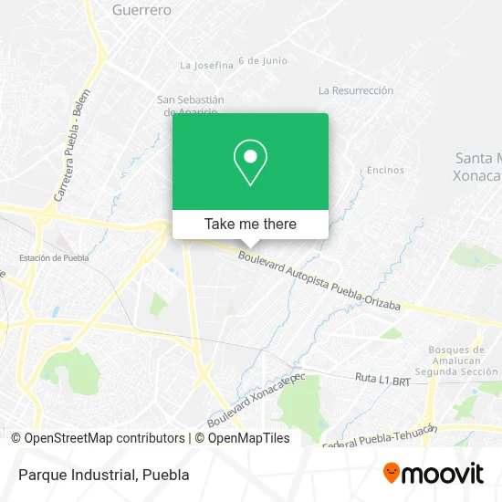 Parque Industrial map