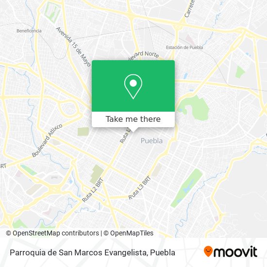 Mapa de Parroquia de San Marcos Evangelista