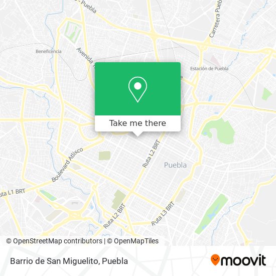 Barrio de San Miguelito map