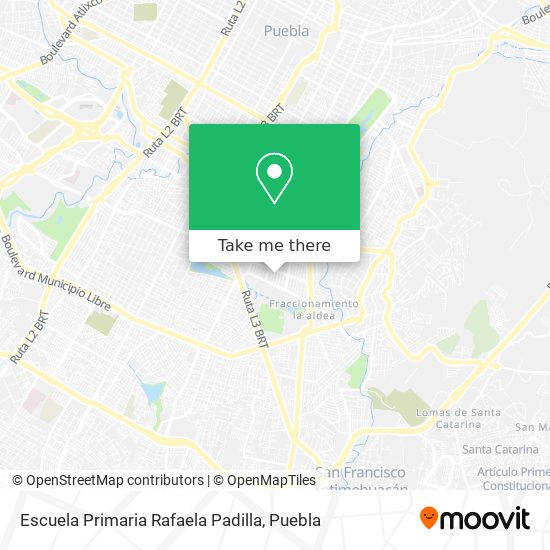 Escuela Primaria Rafaela Padilla map