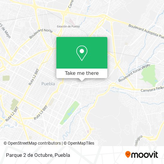 Mapa de Parque 2 de Octubre