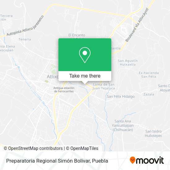 Preparatoria Regional Simón Bolivar map