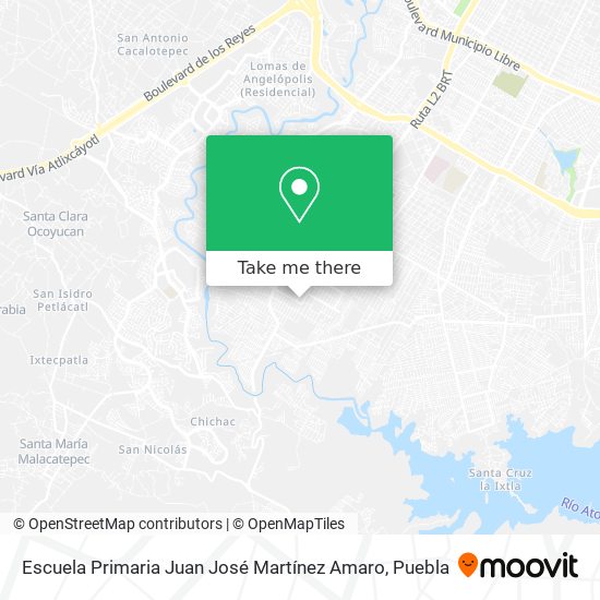 Escuela Primaria Juan José Martínez Amaro map