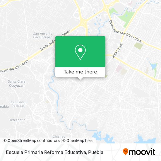 Escuela Primaria Reforma Educativa map