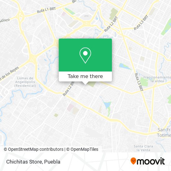 Chichitas Store map