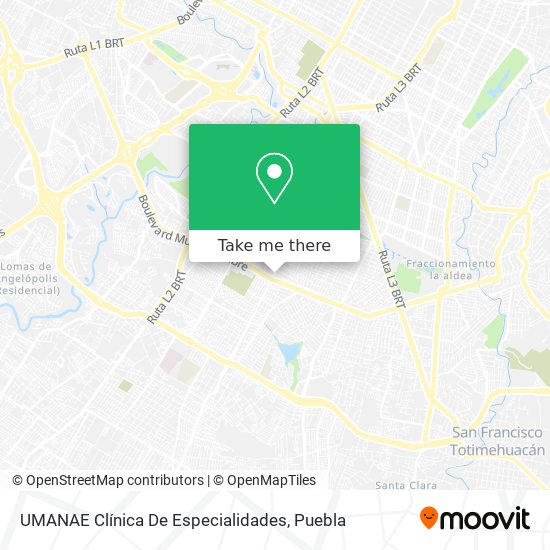 UMANAE Clínica De Especialidades map