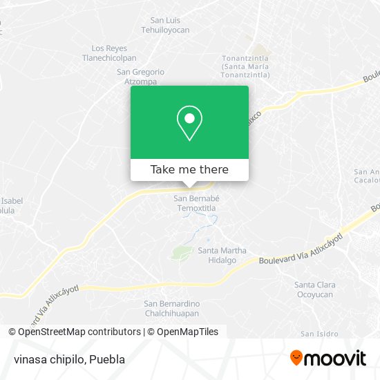 Mapa de vinasa chipilo