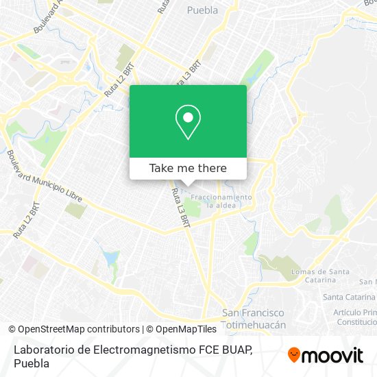 Laboratorio de Electromagnetismo FCE BUAP map