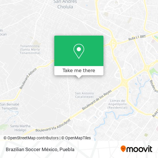 Mapa de Brazilian Soccer México