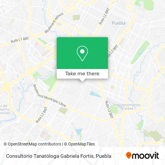 Consultorio Tanatóloga Gabriela Fortis map