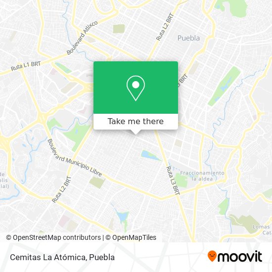 Cemitas La Atómica map