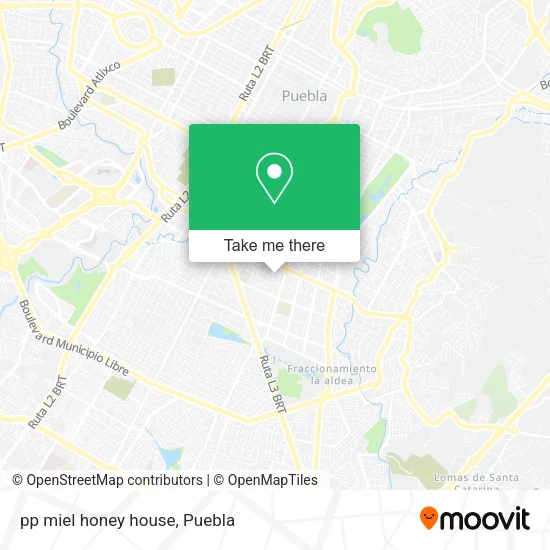 Mapa de pp miel honey house