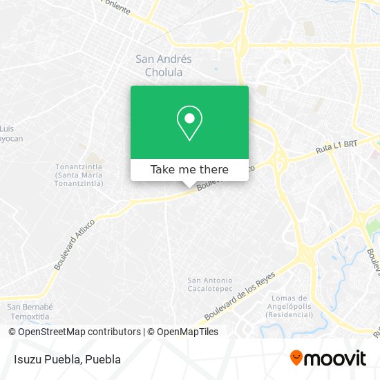 Isuzu Puebla map