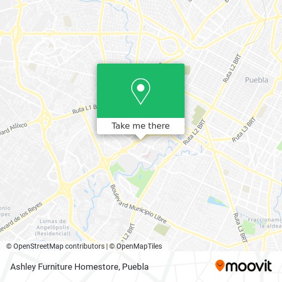 Ashley Furniture Homestore map