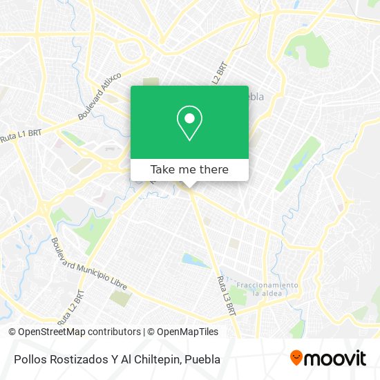 Pollos Rostizados Y Al Chiltepin map