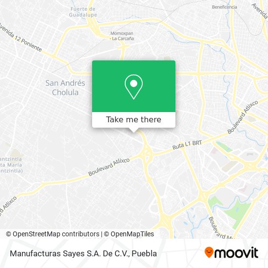 Manufacturas Sayes S.A. De C.V. map