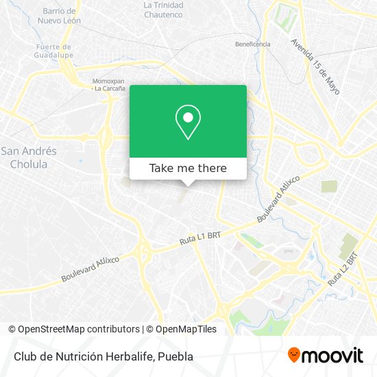 Club de Nutrición Herbalife map