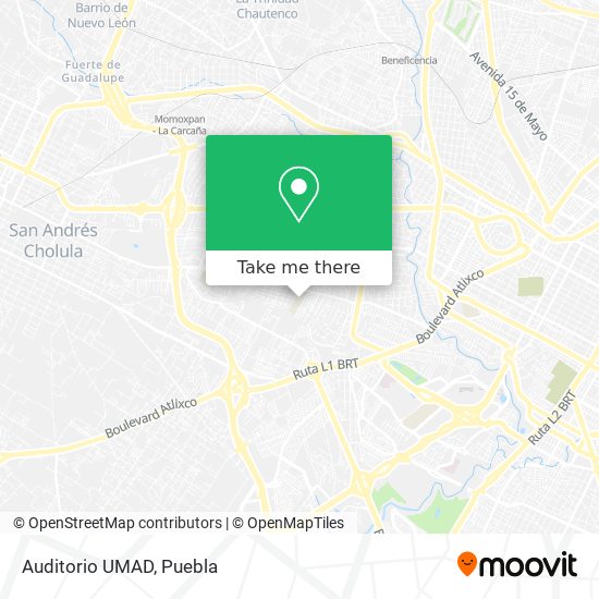 Auditorio UMAD map