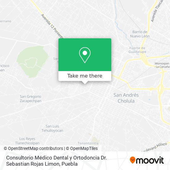 Consultorio Médico Dental y Ortodoncia Dr. Sebastian Rojas Limon map