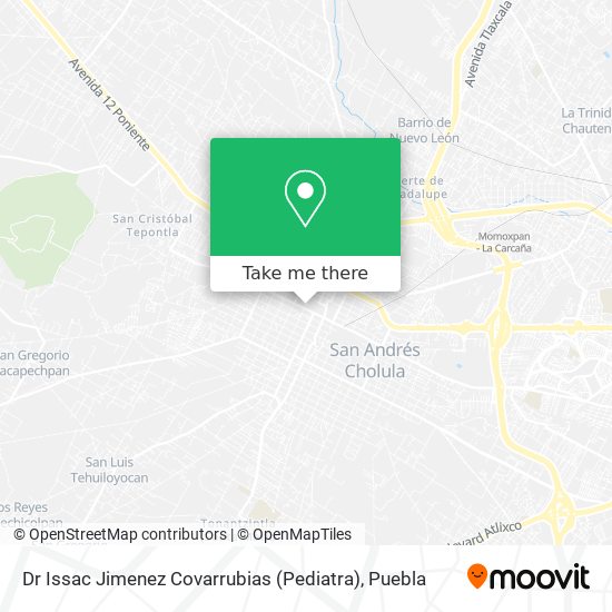 Mapa de Dr Issac Jimenez Covarrubias (Pediatra)