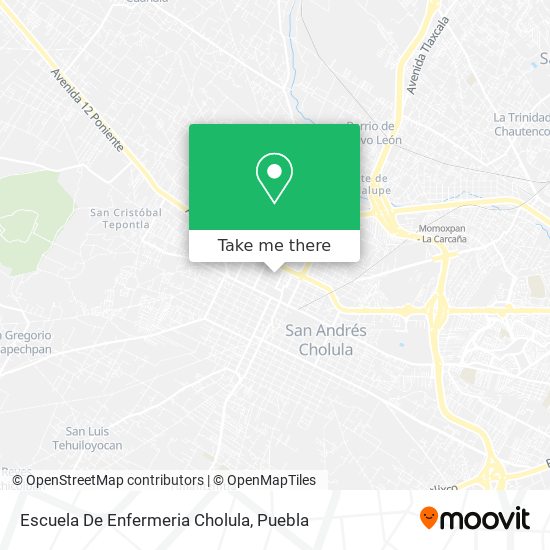 Escuela De Enfermeria Cholula map