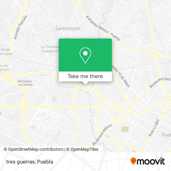 Mapa de tres guerras