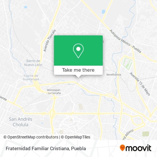 Mapa de Fraternidad Familiar Cristiana