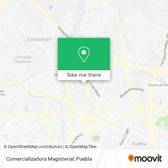 Comercializadora Magisterial map