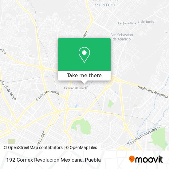 How to get to 192 Comex Revolución Mexicana in Puebla by Bus?