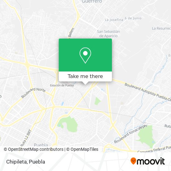 Chipileta map