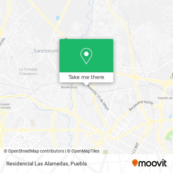 Residencial Las Alamedas map