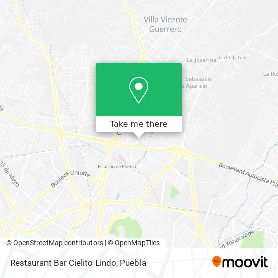 Restaurant Bar Cielito Lindo map