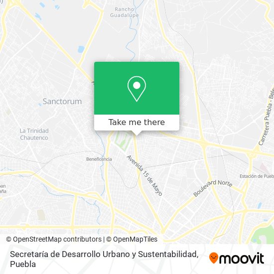 Secretaría de Desarrollo Urbano y Sustentabilidad map