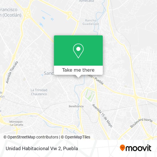 Mapa de Unidad Habitacional Vw 2