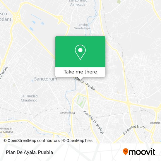 Mapa de Plan De Ayala
