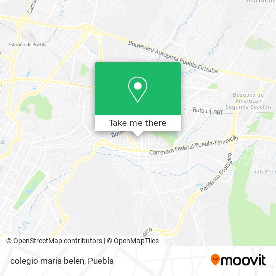 colegio maria belen map