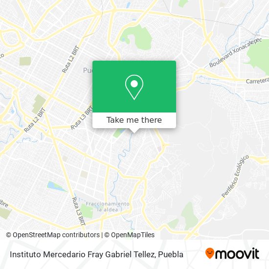 Mapa de Instituto Mercedario Fray Gabriel Tellez